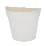 blue white wall mounted plastic plant pots 5