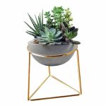 copper plant pot stand classic pot holder