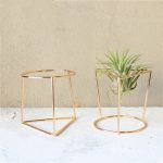 copper plant pot stand classic pot holder 5