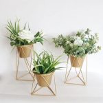 golden color plant pot classics style plan pot 2