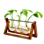 swing wooden plant stands hydroponic plant container 3