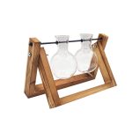 swing wooden plant stands hydroponic plant container 7